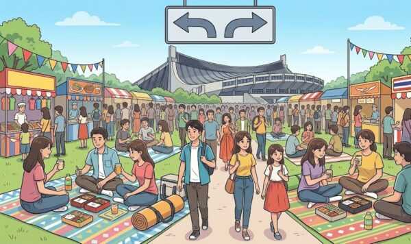 代々木公園 タイフェスティバル 待ちぼうけ
