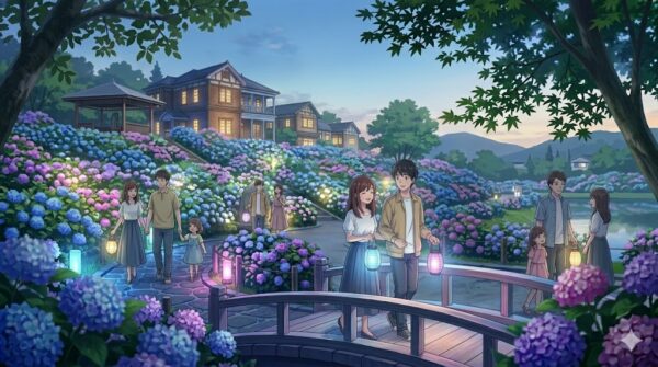 愛知 岡崎 東公園 あじさい 既読無視